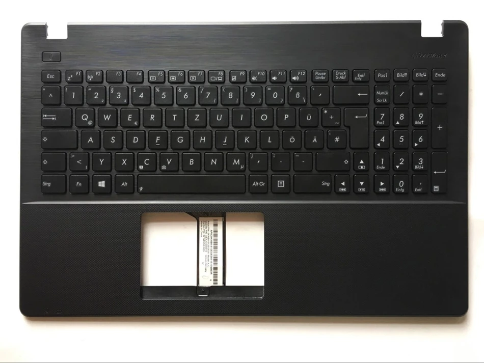 GR German Keyboard for ASUS X551 X551CA with palmrest X551MA X551MAV keyboard black top case keyboard GR Layout