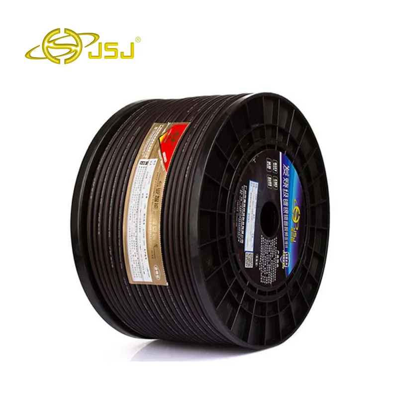 

JSJ silver plated double row silver plated copper 112 network shielded cable double row audio cable four RCA lotus line