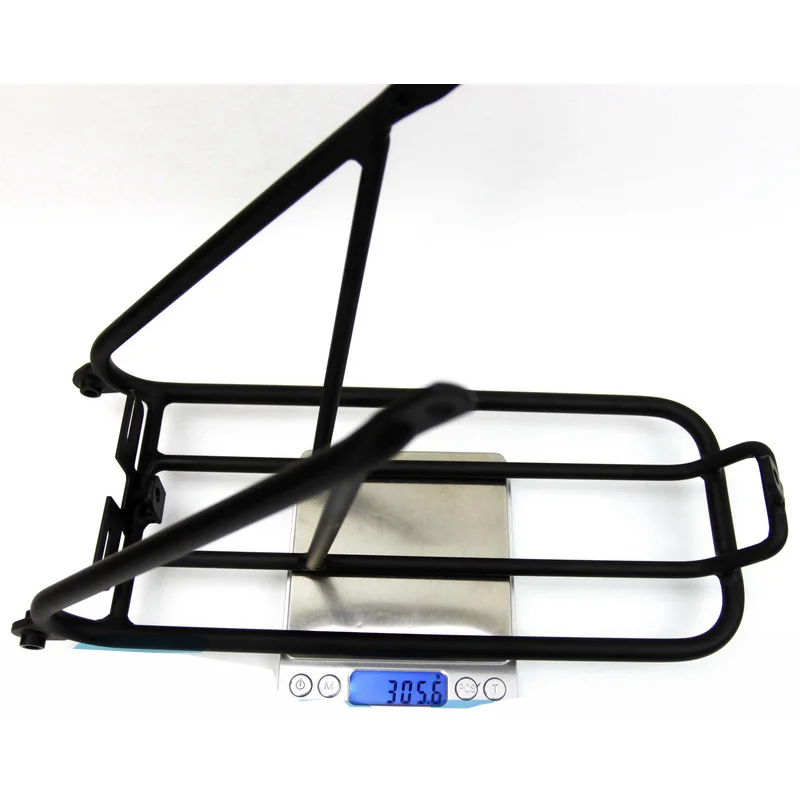 Sale Aluminum Alloy Bicycle Standard Rear Rack for Brompton Folding Bike R and L Fender Super Light Shelf 3