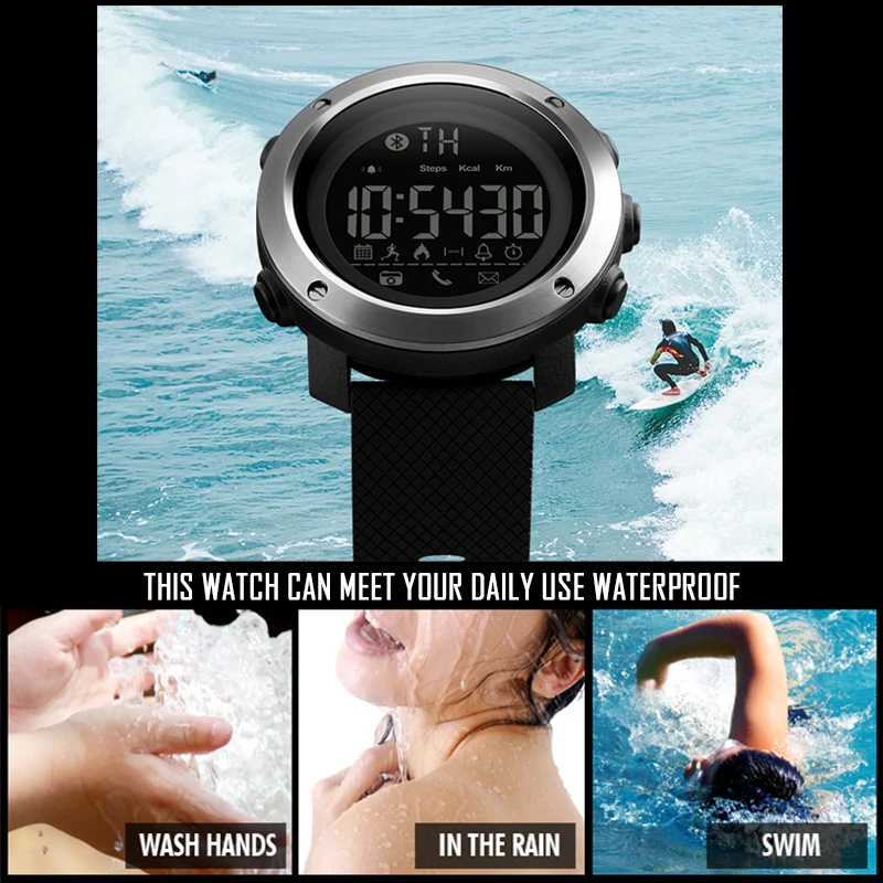 SKMEI NEW Sport Watches for Man Women Digital Couple Watch Bluetooth Message Call Reminder Fashion Casual Electronics Wristwatch