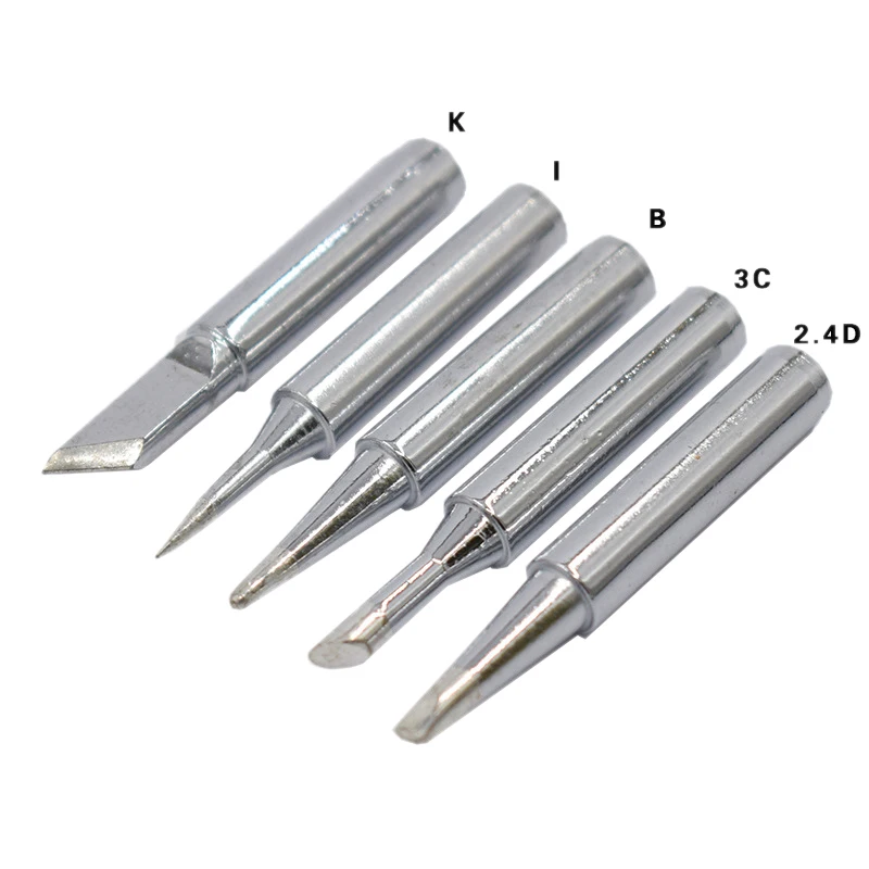 

5pcs 900M Soldering Iron Tip 936 Electric Iron For Constant Temperature Soldering Iron Head Electric Soldering Irons