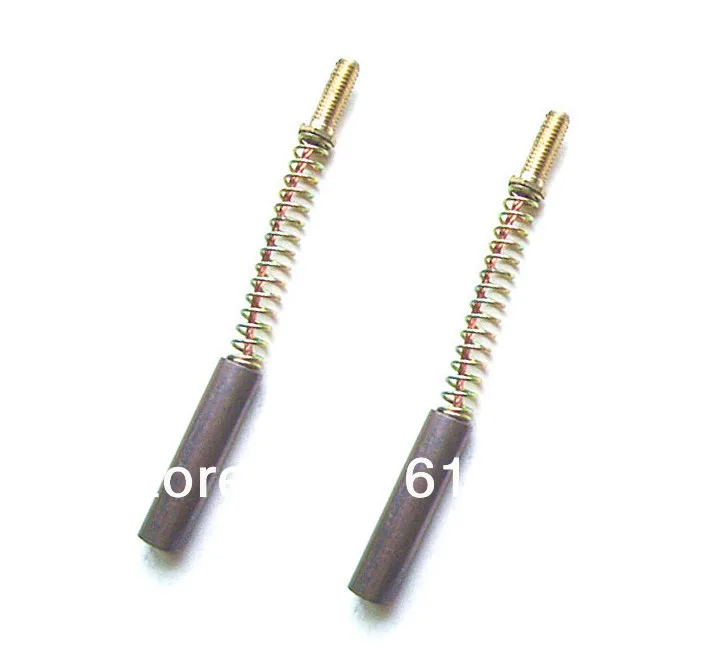 

Lot2 8mm(OD)*34mm(L) Round Cylindrical Motor Graphite Carbon Brushes Springs&Wicks 5mm(OD)-Screw Head Power Tool for Clutch