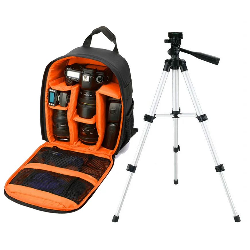Rovtop портативный рюкзак для уличной камеры, сумка для цифровой зеркальной фотокамеры, водонепроницаемая сумка для камеры, чехол для Canon Nikon DSLR Tripod Z2