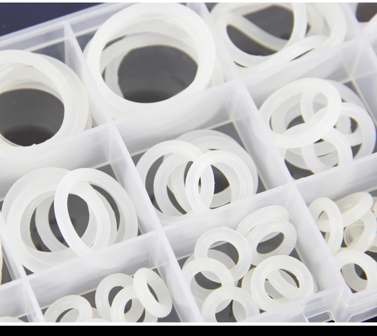 20pcs Translucent Food Grade Silicone O-Ring Sealing ring Line diameter:2.4mm） 