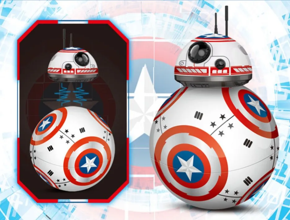 

Upgrade Star Wars RC BB-8 Robot Star Wars 2.4G remote control BB8 robot Action Figure Robot Intelligent Ball Toys For Children