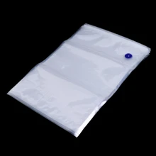 5pcs Lot Reusable PE Vacuum Bag Food Storage Bags Zipper Fresh-keeping 26x40CM