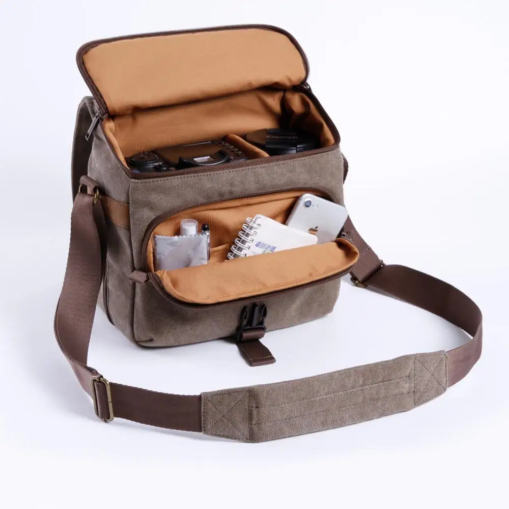 Camera bag fashion polyester shoulder bag camera box for Canon Nikon Sony lens bag waterproof photo bag