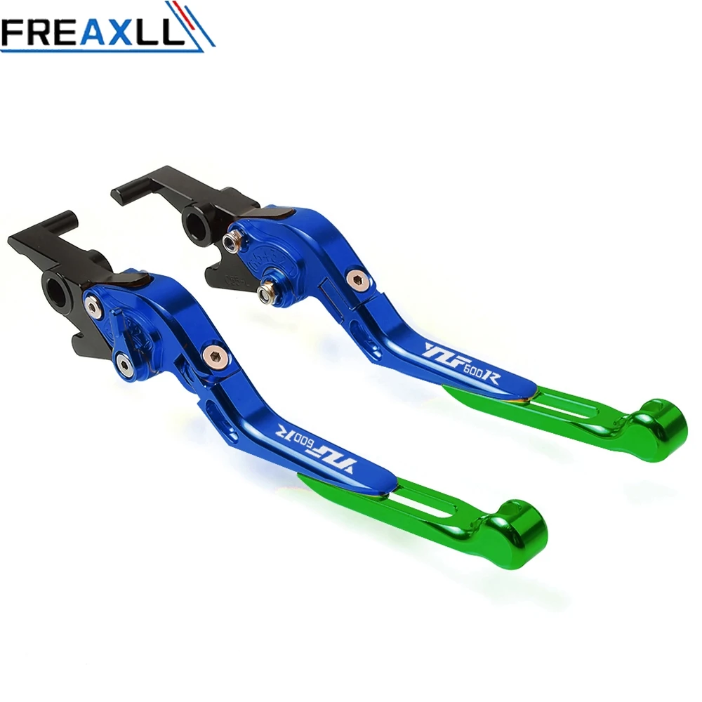 green Для YAMAHA YZF 600R YZF600R Thundercat Европейская версия 1994-2005 Thundercat 1995-2008 алюминиевый тормозной рычаг сцепления для мотоцикла - Цвет: green