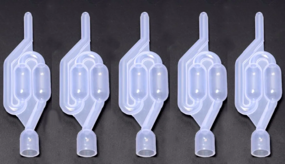 5 PCS BEER HOME BREW AIR LOCK FOR CRAFT WINE MOONSHINE MAKING KEG