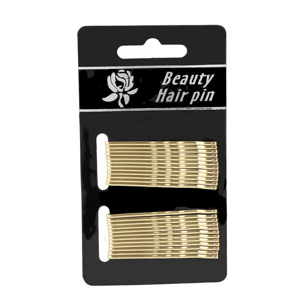 

24PCS/Pack Women Girls Basic Black Gold Barrettes Female Hair Clips Headbands Lady Good Quality Hairpins Hair Accessories