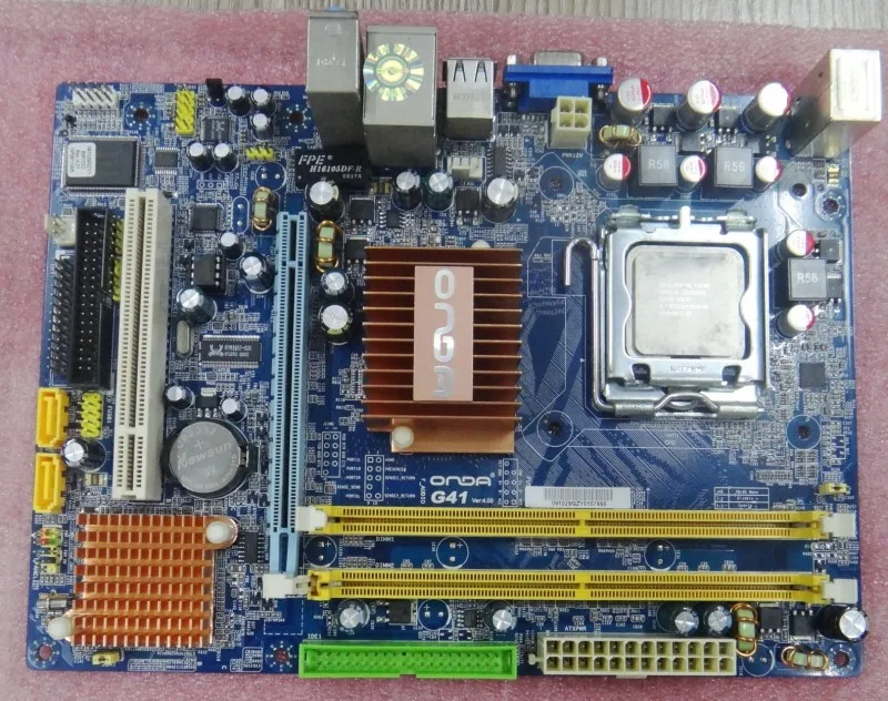 ASUS Original G41C supports DDR2 775 pin integrated main G41 board free shipping for mingxuan ms g41ml s3 775 needle g41 fully integrated small board supports ddr2 ddr3 test all good