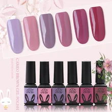 

Che Gel Cameo Brown Gel Polish Nail Art Lacquer Manicure Polish Glue Adhesive Sweet LED Gel Varnish Nail Gel Paint DIY Manicure