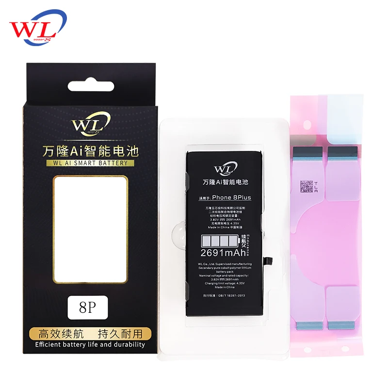 

WL Factory Store High Capacity Phone Battery For iPhone 8 Plus Replacement Batterie 0 Cycle Battery For iPhone 8 Plus Batteries