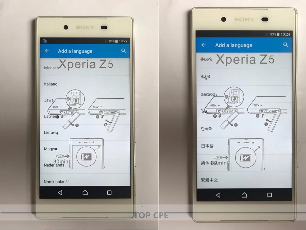 Мобильный телефон sony Xperia Z5 E6683, 4G LTE, четыре ядра, 3G ram, 32G, две sim-карты, 5,2 МП rom, Android, 1080 дюймов, P, Smat, мобильный телефон