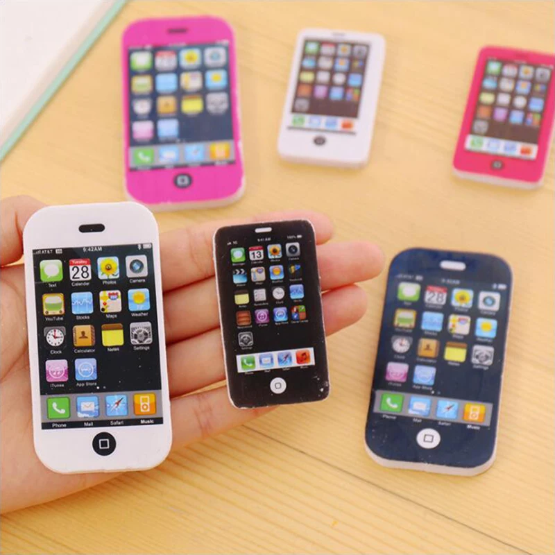 

Color Phone Shape Eraser Office Stationery And School Supplies Eraser 1PCS/Lot