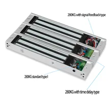 Электромагнитный Электрический магнитный дверной замок 60 кг/180 кг/280 кг Электронный замок 12 В водонепроницаемый/отзывы о сигналах/задержка времени/Встроенный