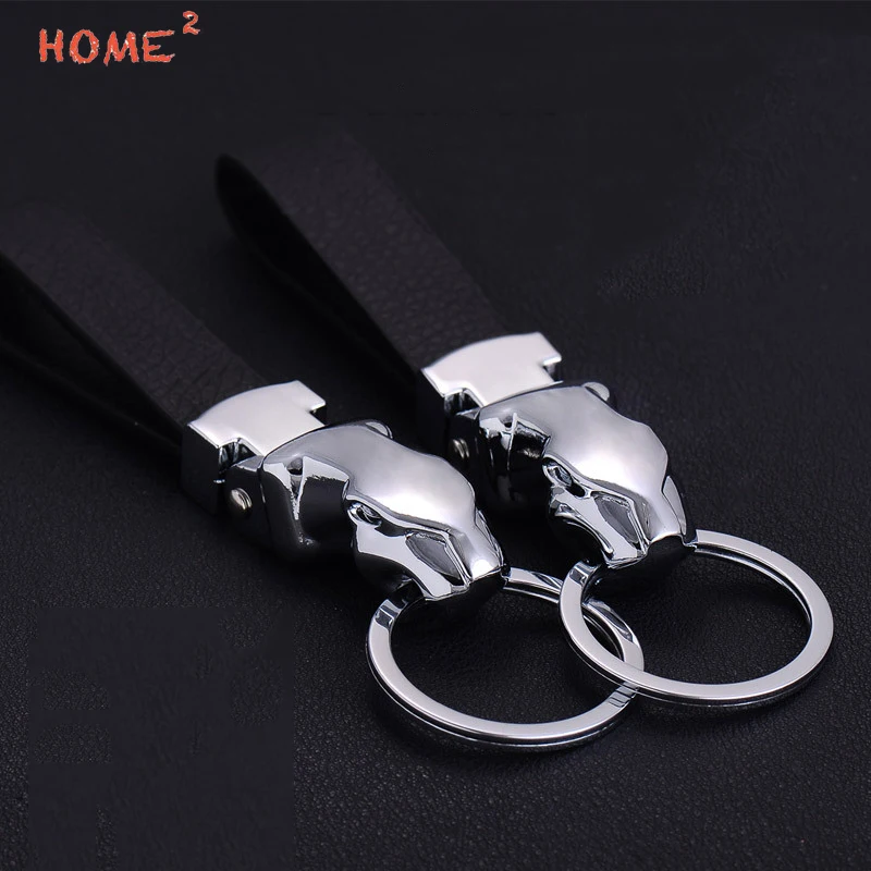

Leopard Head Key Ring Car Keychain Auto Pendant for Land Rover Ford F150 Jeep Renegade Honda Civic 2006-2011 Car Accessories