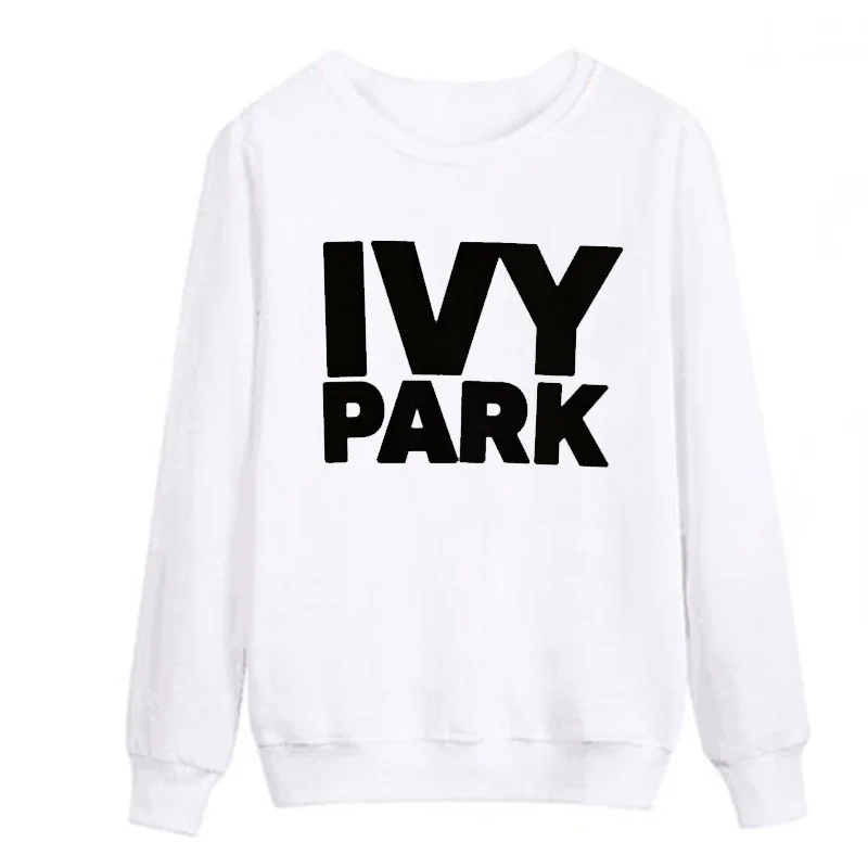 Vsenfo Beyonce вентиляторы толстовки для женщин свитшот с принтом в виде надписи Ivy Park свитшоты Женские повседневные топы Sudadera Mujer