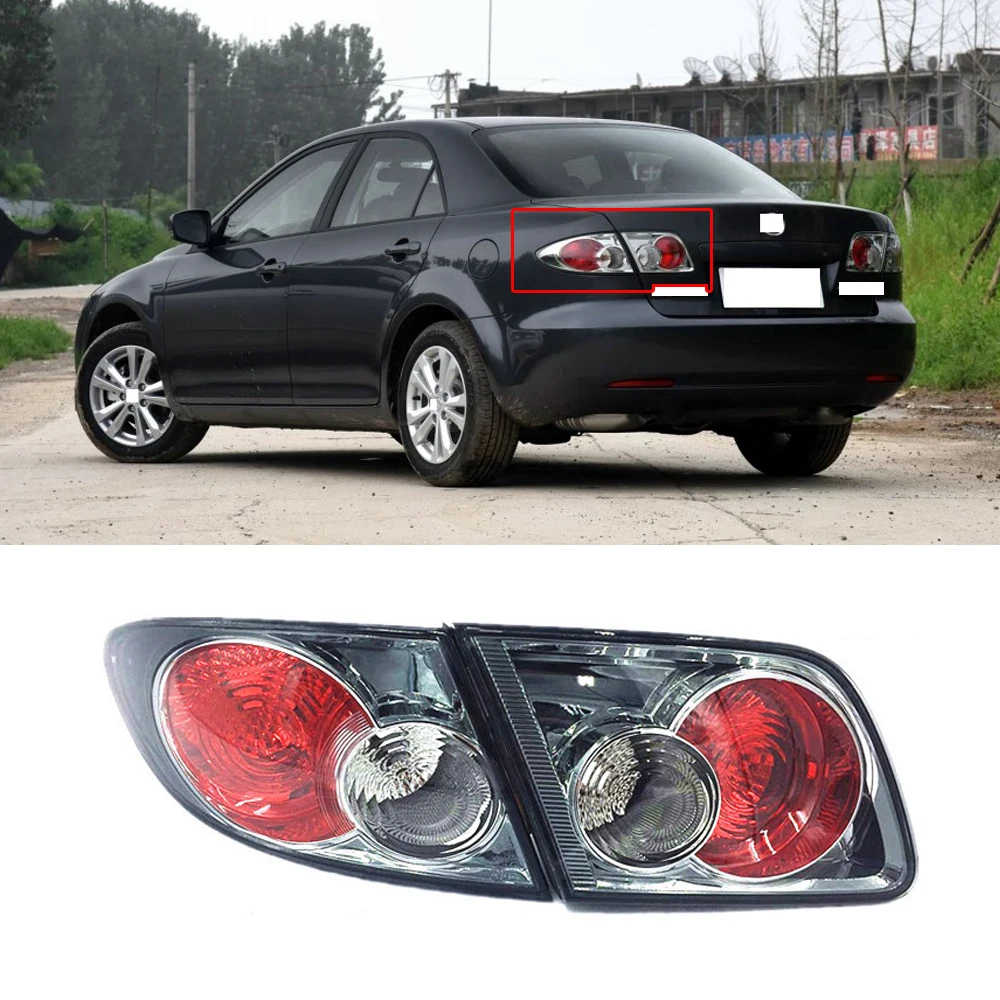 

CAPQX For Mazda 6 Mazda6 Sedan 2006 2007-2012 Rear Bumper Brake light Tail Light Taillight Tail lamp stop warning Parking lamp