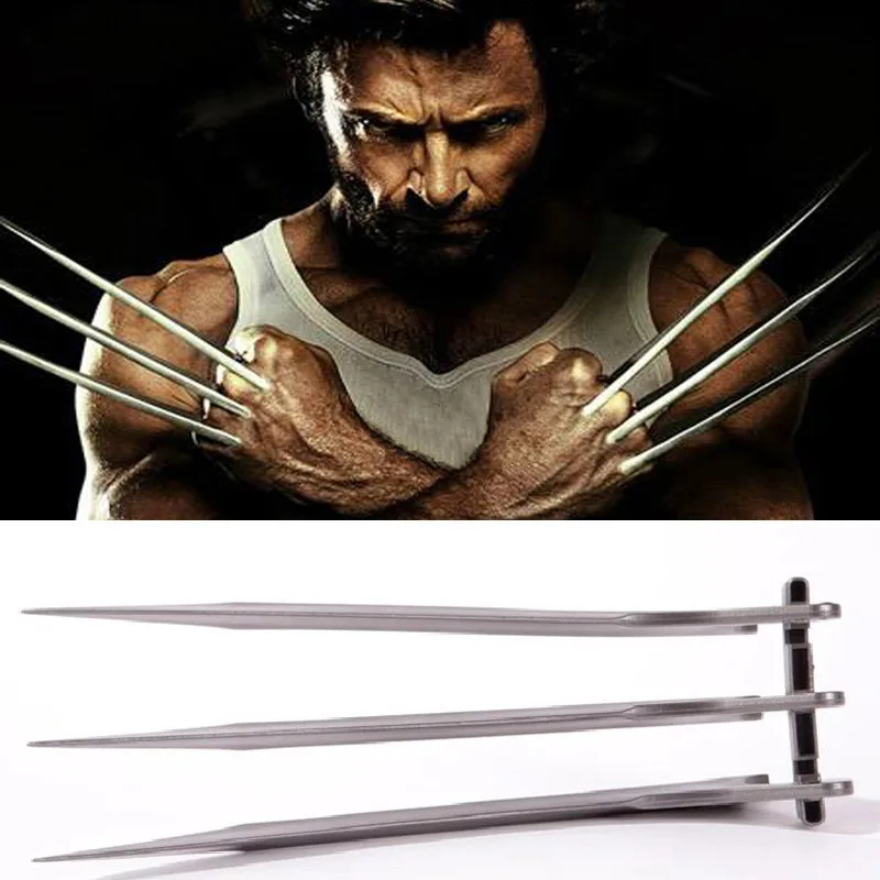 

1:1 X-Men Wolverines Logan Blade Claw Cosplay Weapons Wolverine Claws Prop Paw Super Hero Model Collection 25cm