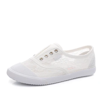 

2018 new breathable mesh shoes fashion simple summer flat mesh casual shoes.
