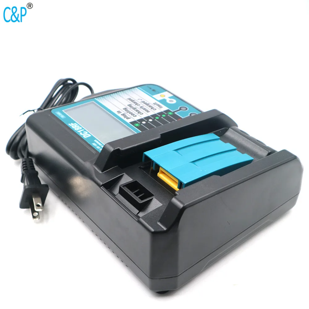 C & P Mak ch07 с usb портом литий ионная аккумуляторная батарея BL1830 BL1840 DC14SA DC18RD DC18RCT 100 240В