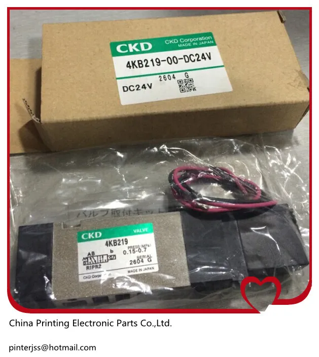 

solenoid valve 4KB219-00-DC24V machine parts DC24V