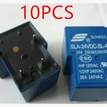10 шт./лот реле SLA-24VDC-SL-A Общие характеристики T90 4 футов Открытый 24VDC 30A 24 V