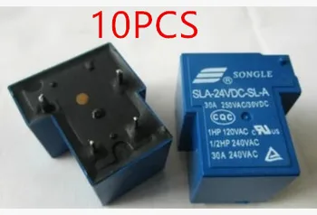 

10pcs/lot Relay SLA-24VDC-SL-A General specifications T90 4 feet open 24VDC 30A 24V