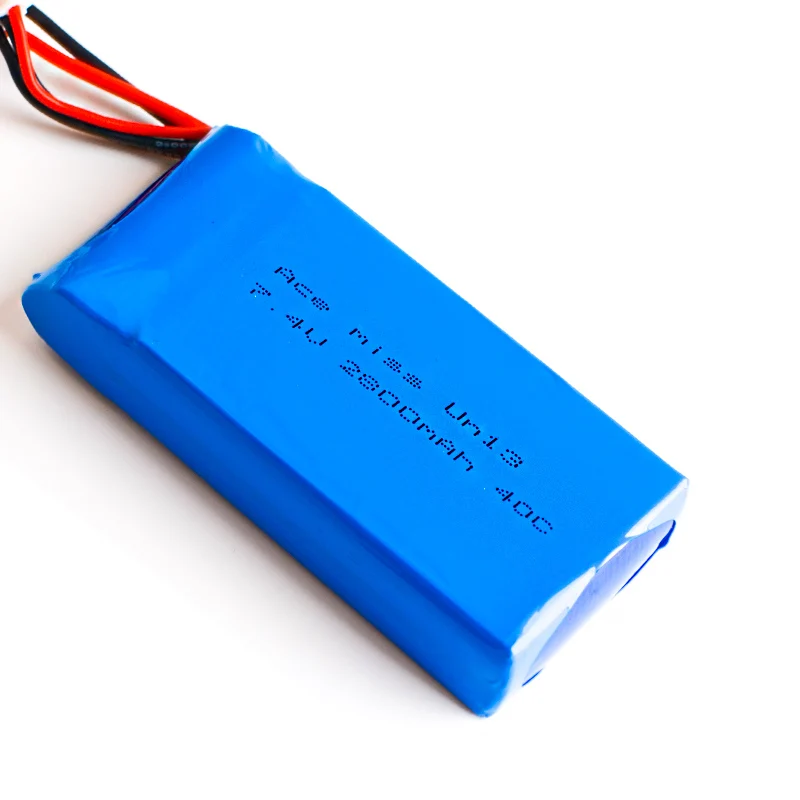 2 шт Li po обновленная батарея 7 4 V 2800mah 40C запасные части для WLToys V262 V333 V323 V666
