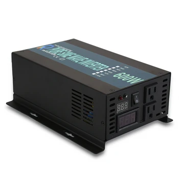 

600w Pure Sine Wave Solar Power Inverter Dc 12v 24v 48v To Ac 120v 220v Charger Controller Off-grid Home Display Converter Car