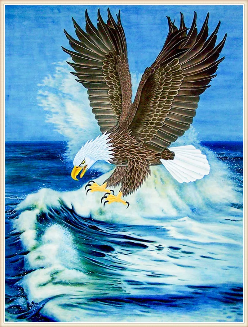 

Diamond embroidery Diy diamond Painting Cross Stitch eagle cube drill picture 5D Needlework Mosaic Home Decoration