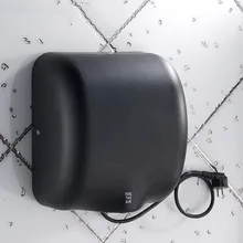 ITAS1310 долговечная высокомощная Индукционная сушилка для рук для отеля, туалета, быстрая сушка, черная Водонепроницаемая Бесшумная сушилка для рук