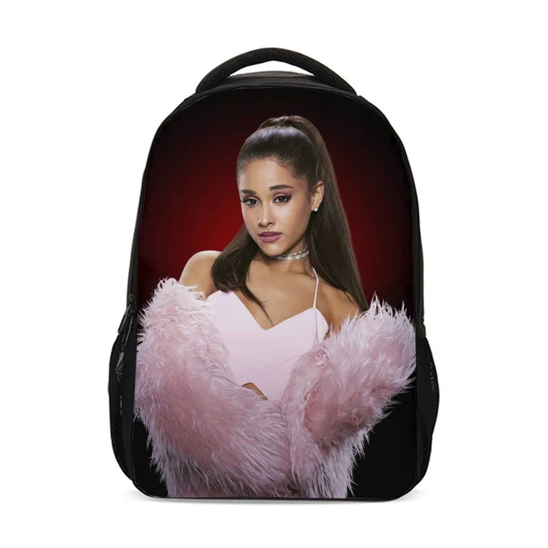 

Backpack For Men Women Fashion Famous Star Ariana Grande Printed Bookbag Casual Daypacks Travel Laptop Backpack Mochila Escolar