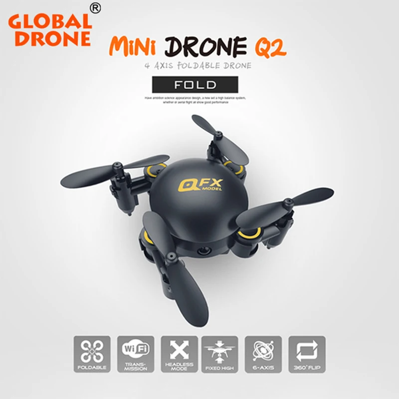 

Mini Drone FPV Wifi Aerial Pocket Photography Aircraft Drone HD Photography Four-axis Folding Small Remote Control Altitude