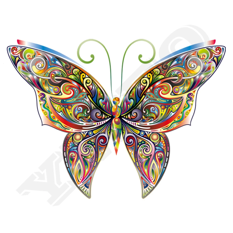 Butterfly Decor Iron-On Patches Clothing Deco Washable Diy Accessory Badges New Design Heat Transfer Clothes Patches 1