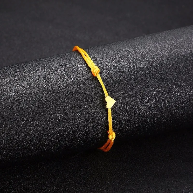 Vnox браслет с подвесками ручная работа ювелирные изделия регулируемый многоцветный веревочный браслет в стиле минимализма для женщин и детей - Окраска металла: Y