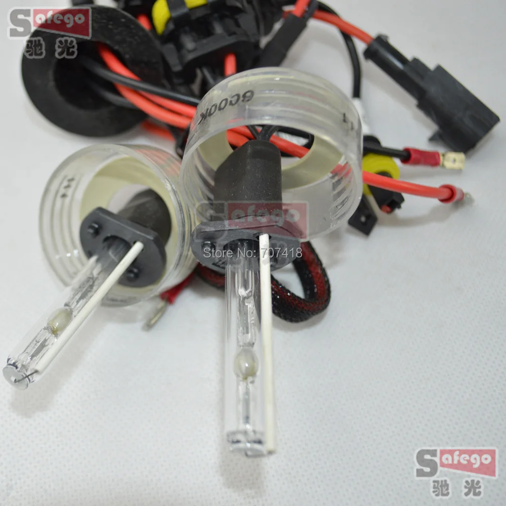 Ксеноновая фара Safego 55 Вт HID H1 H3 H4 H7 H8 H9 H11 9005 9006 HB2 HB3 HB4 для автомобилей мотоциклов 12 В