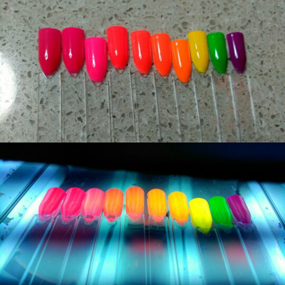 10g White Color Fluorescent Powder phosphor Pigment for make up Nail Art Polish not glow powder nail powder nail pigment fluorescent pigment
