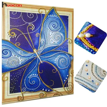

Huacan Special Shape Diamond Embroidery Animal 5D Diy Diamond Painting Cross Stitch Butterfly Home Decor 40x50cm