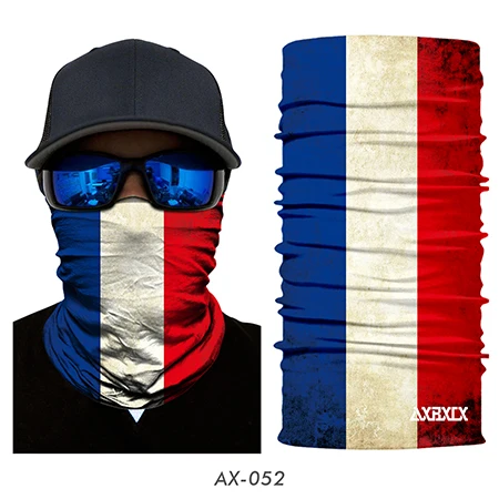 3D принт национального флага, лыжный шарф, повязка на шею, бандана, круглая петля, летняя Защита от солнца, на шею, кольцо, шарфы, головные уборы, маска для лица - Цвет: 52