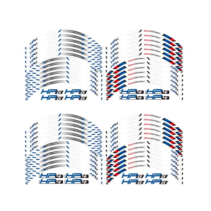

High quality Motorcycles Reflective sticker For motorcycles wheel stickers Reflective Rim moto Stripe Tape For BMW HP4 HR6 17''