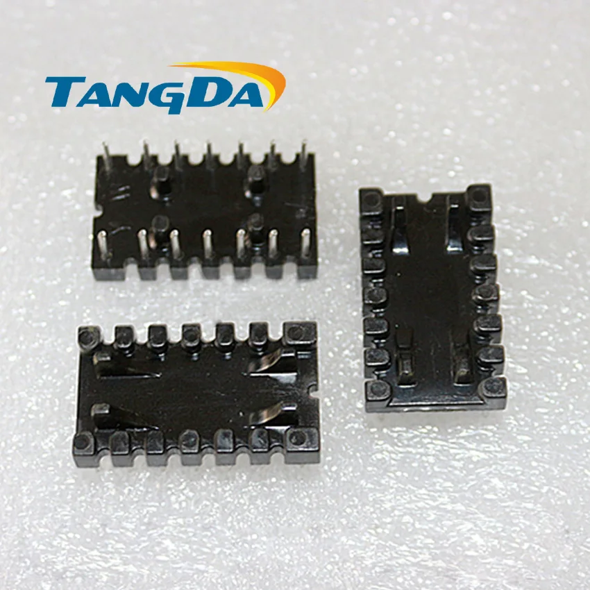 Tangda Bobbin Base Holder 20*36mm 7+7pin 14p Transformer Common Mode
