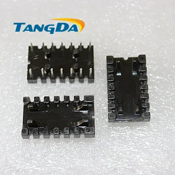 

Tangda bobbin base holder 20*36mm 7+7pin 14p transformer Common mode Choke Ferrite bead Inductor phenolic Ferrite cores skeleton