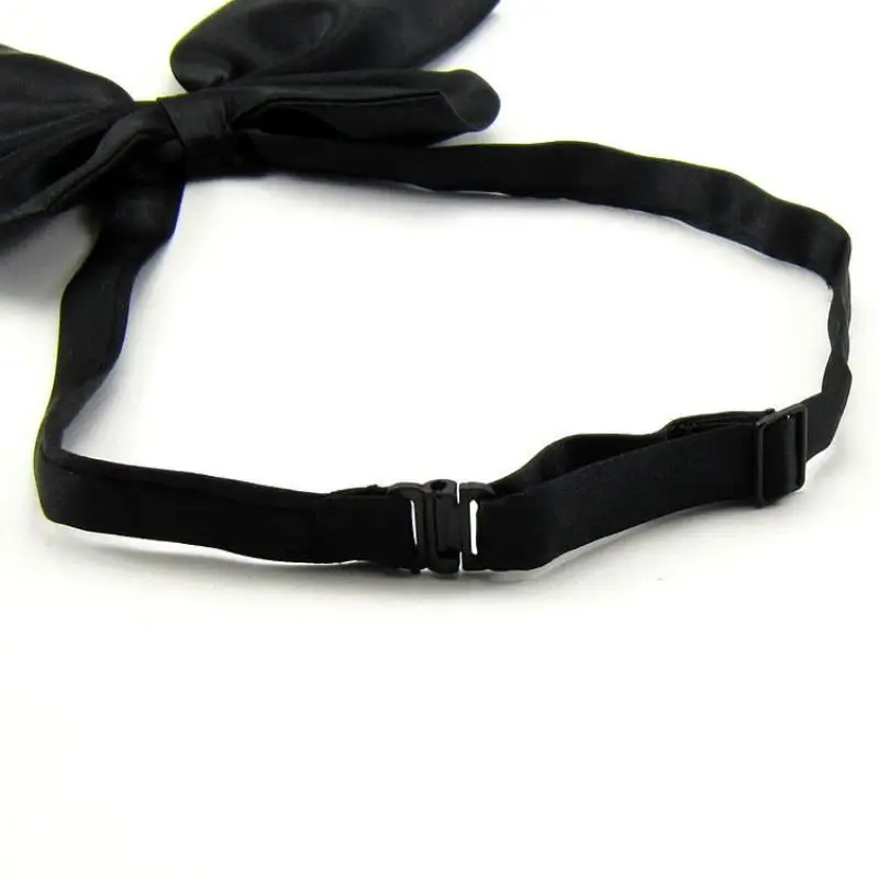 Fashion Ribbon Party Tie Flower Unisex Students Campus Solid Color Bow Tie