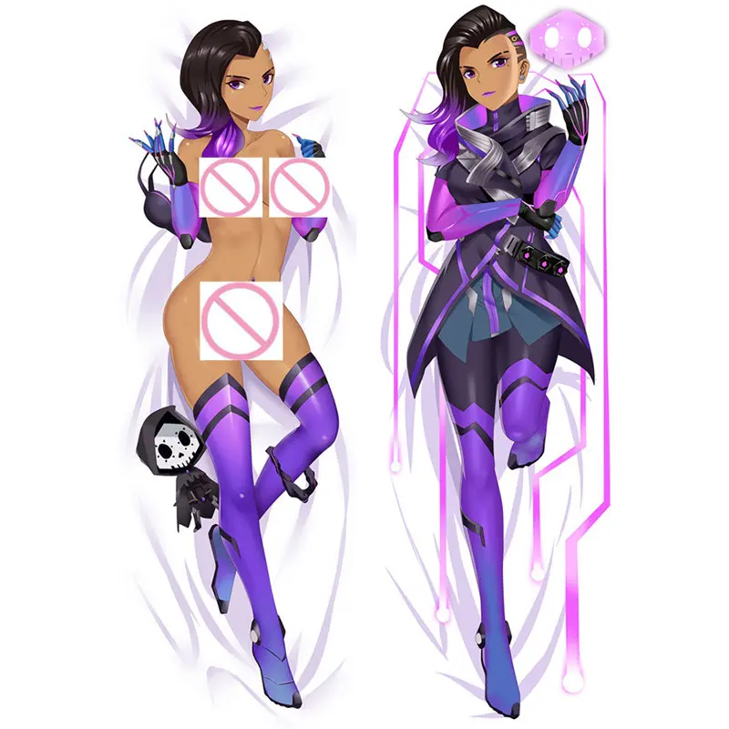 

Anime Overwatches Sexy pillow Covers OW Mercy Widowmaker Pillowcase 3D Double-sided Bedding Hugging Body pillowcase Customize 05