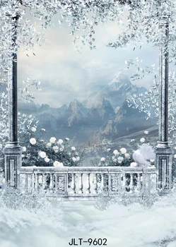 

Fantasy photography background cloth Snow background photography-studio-backdrop fond studio photo vinyle 5x7FT 9602