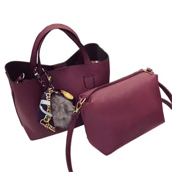 

Women Bags Sets 2 Piece Handbag Composite Bag pu Leather Female Shoulder Ladies Totes Brand Women Designer Crossbody Bag