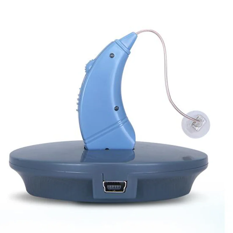 Free Shipping Rechargeable BTE Hearing Aid For The Elderly