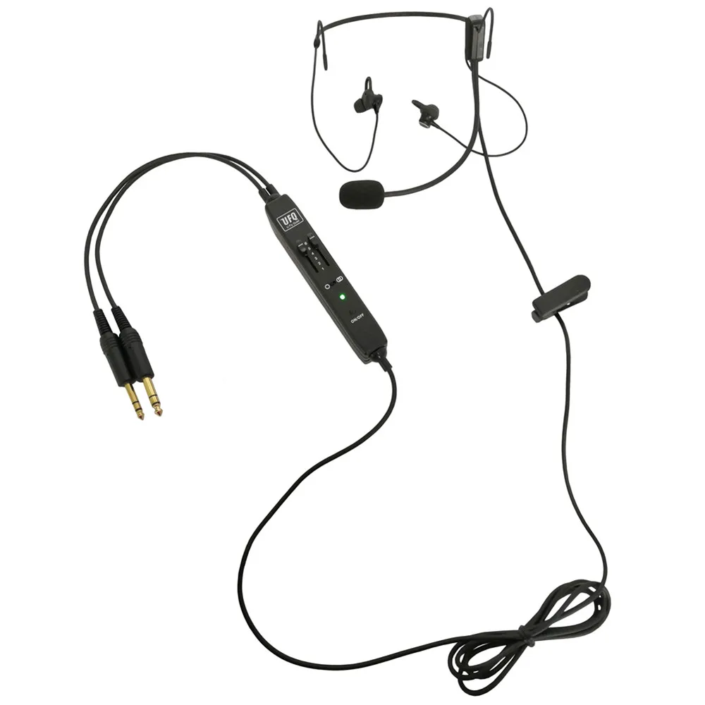 UFQ ANR L2 Hi-Lite в ухо авиационная гарнитура-по сравнению с XXXX Proxxxxxt только 175g супер-светильник с четкой связью отличный звук quali
